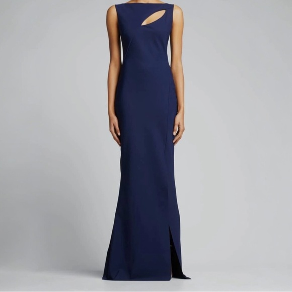 NEW Chiara Boni La Petite Robe Karida Sleeveless Cutout Long Dress Size 4 - Picture 1 of 16